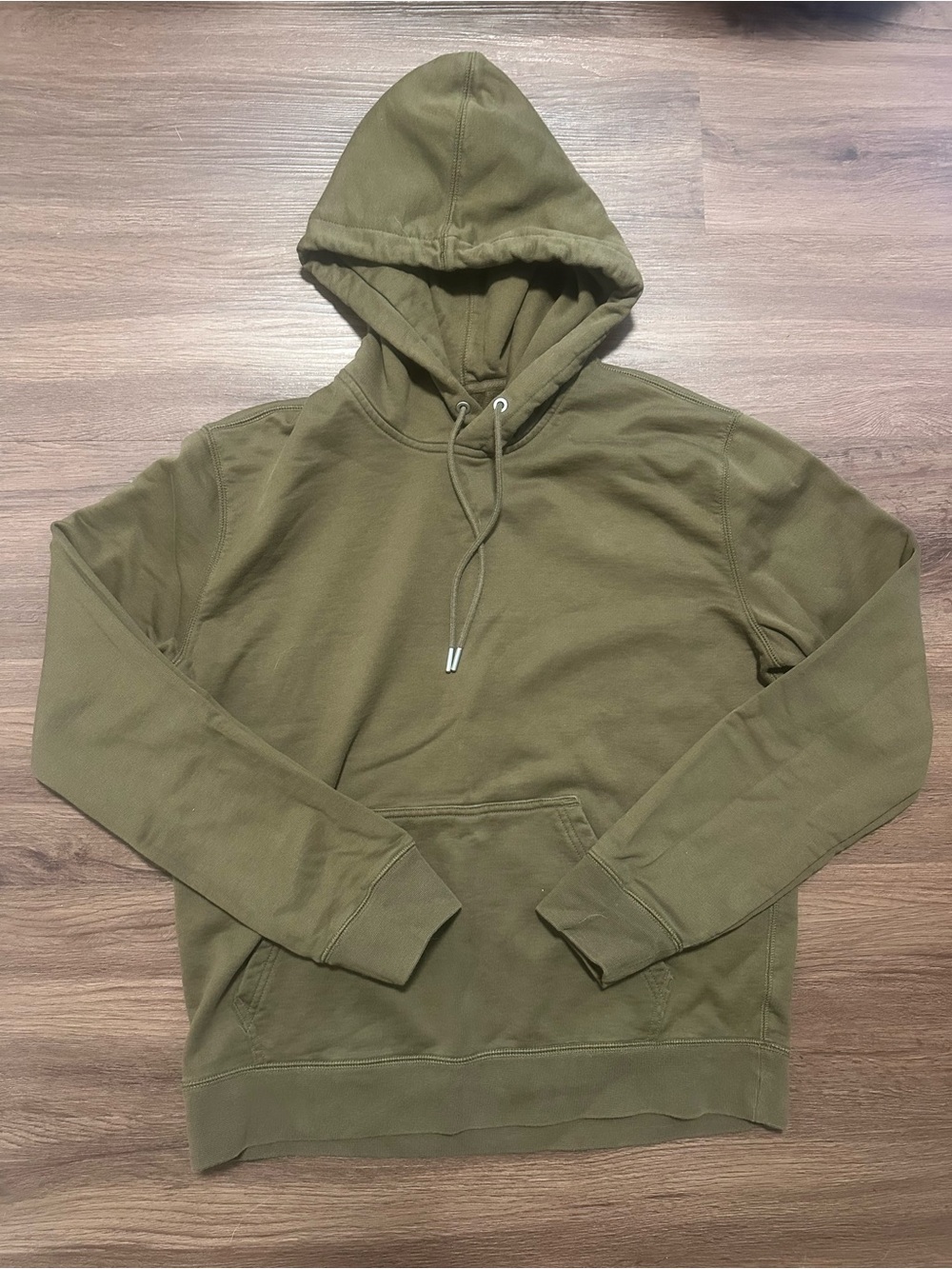Everlane | Uniform Olive Green Hooded Pullover